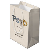 Sac Cadeau Moyen Psychologue PsyD sur mesure (Dos Angle)