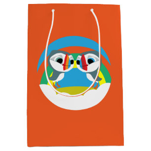 Sac Cadeau Moyen Puffin Rocks