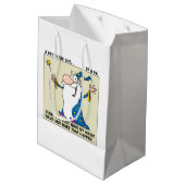 Sac Cadeau Moyen Puissances magiques de chef de projet (Dos Angle)