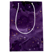 Sac Cadeau Moyen Purple Galaxy Series Design 8 (Devant)