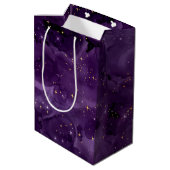 Sac Cadeau Moyen Purple Galaxy Series Design 8 (Dos Angle)