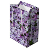 Sac Cadeau Moyen Purple Phlox Pour 60e Anniversaire (Dos Angle)