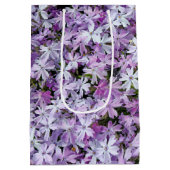 Sac Cadeau Moyen Purple Phlox Pour 90e Anniversaire (Dos)
