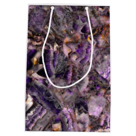 Sac Cadeau Moyen Quartz pourpre (Dos)