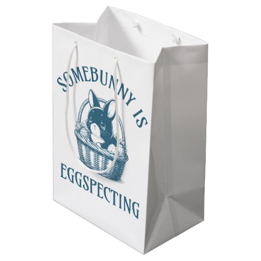 Sac Cadeau Moyen Quelqu'Un Est En Train D'Entendre Une Faire-part D (Dos Angle)