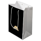 Sac Cadeau Moyen Quote de base graphique Peekaboo (Devant Angle)