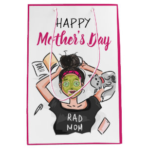Sac Cadeau Moyen Rad Maman's Relaxing Mother's Day Off
