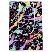 Sac Cadeau Moyen rainbow ink splash extreme : (Dos)