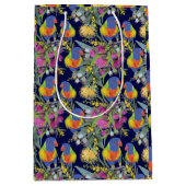 Sac Cadeau Moyen Rainbow Lorikeet (Devant)