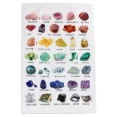 Sac Cadeau Moyen Rainbow Rocks Crystal Collection Gems Cadeau (Devant)