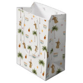 Sac Cadeau Moyen Ramadan Coffee & Dates Seamless Pattern (Dos Angle)