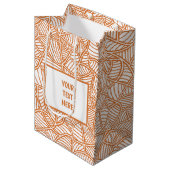 Sac Cadeau Moyen Random Leaf Mosaic (Devant Angle)