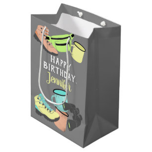 Sac Cadeau Moyen Randonnée Camping Collage personnalisé