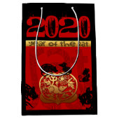 Sac Cadeau Moyen Rat Chinois coutume Nouvel An Zodiac Bithday MGB (Devant)