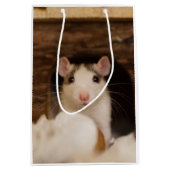 Sac Cadeau Moyen Rat mignon (Devant)