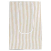 Sac Cadeau Moyen Rayures Simples - Lin Souple (Dos)
