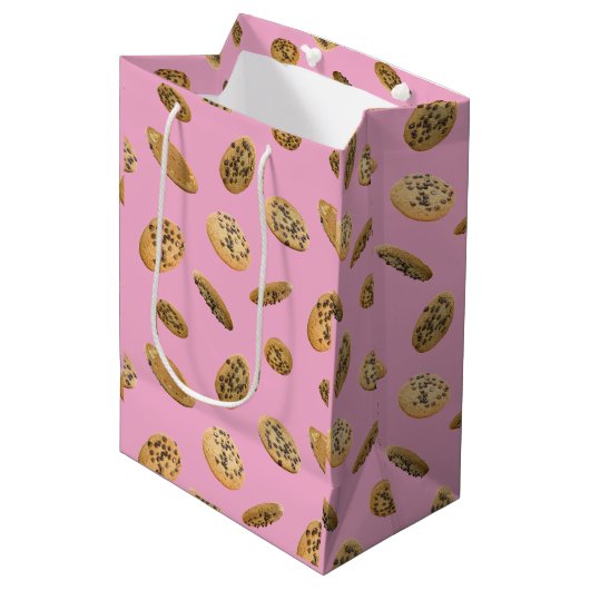 Sac Cadeau Moyen Realistic Cookie Pattern Gift Bag (Devant Angle)