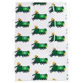 Sac Cadeau Moyen Recyclage Camion à ordures (Dos)
