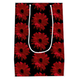 Sac Cadeau Moyen Red Gerbera Daisies