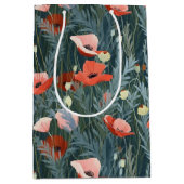 Sac Cadeau Moyen Red Poppy Meadow (Devant)