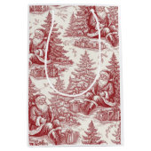 Sac Cadeau Moyen Red Toile (Devant)
