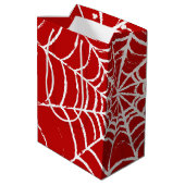 Sac Cadeau Moyen Red Web (Dos Angle)