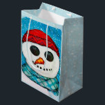 Sac Cadeau Moyen Réflexions Christmas Snowman MEDIUM SEULEMENT<br><div class="desc">Pour moyen seulement ! Essayez également notre tissu bleu assorti dans la plus petite taille, sac cadeau large avec tissu bonhomme de neige, sac à vin et les charmes avec papier de tissu assorti, papier d'emballage, étiquettes cadeaux personnalisées et boîtes cadeaux pour des fournitures de cadeaux! Disponible également en carte...</div>