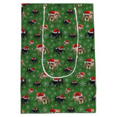 Sac Cadeau Moyen Regal Jumping Spider Phiddipus Regius Holiday Moss (Dos)