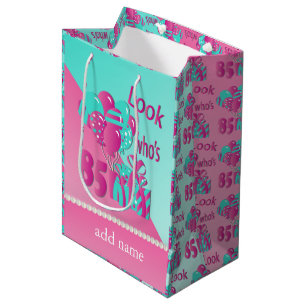Sac Cadeau Moyen Regardez qui est anniversaire de 85 % pipe% le