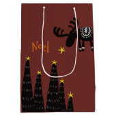 Sac Cadeau Moyen Reindeer found the star (Dos)