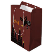 Sac Cadeau Moyen Reindeer found the star (Dos Angle)