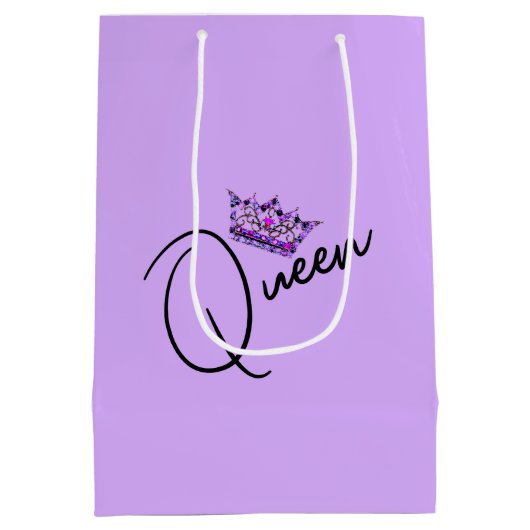 Sac Cadeau Moyen "Reine" (Dos)