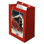 Sac Cadeau Moyen Reine de train écossais de pullman (Devant Angle)