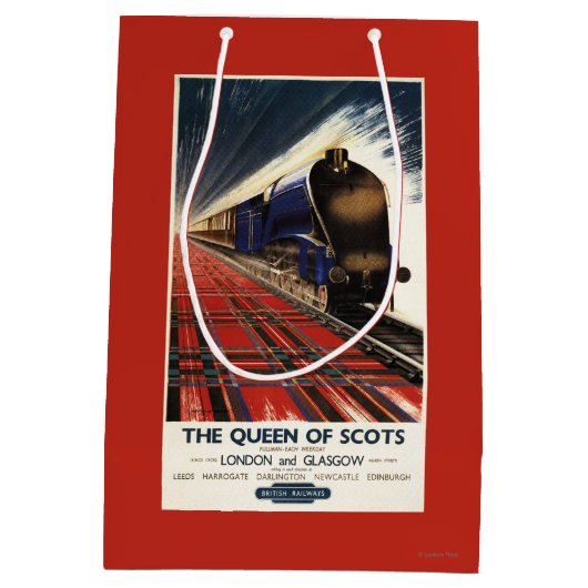 Sac Cadeau Moyen Reine de train écossais de pullman (Dos)