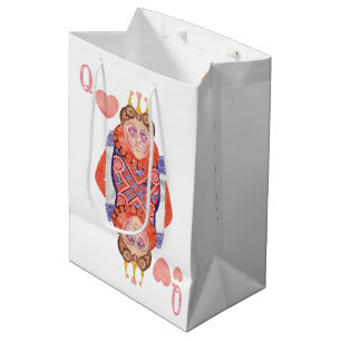 Sac Cadeau Moyen Reine des Coeurs
