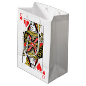 Sac Cadeau Moyen Reine des coeurs (Dos Angle)