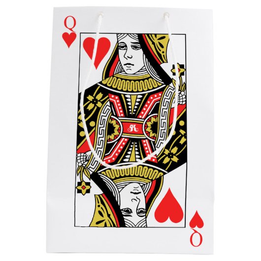 Sac Cadeau Moyen Reine des coeurs (Dos)