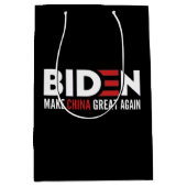 Sac Cadeau Moyen Rendre sa grandeur à la Chine (Devant)