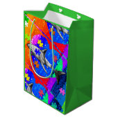 Sac Cadeau Moyen Requin autiste (Dos Angle)
