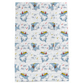 Sac Cadeau Moyen Requin mignon (Dos)