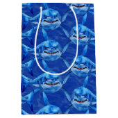 Sac Cadeau Moyen Requins affamés (Devant)