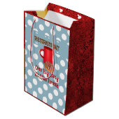 Sac Cadeau Moyen Retraite - Une Grande Pause Café Long (Dos Angle)