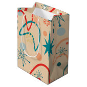 Sac Cadeau Moyen Rétro atomique des années 1950 (Dos Angle)