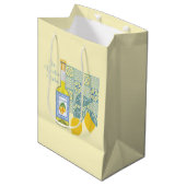 Sac Cadeau Moyen Rétro de la ferme de citron (Devant Angle)