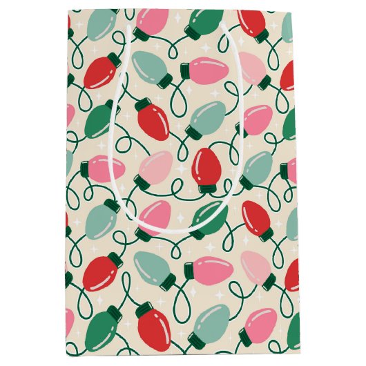 Sac Cadeau Moyen Retro Glow Lights (Devant)