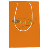 Sac Cadeau Moyen Retro Moderne du milieu du siècle (Devant)