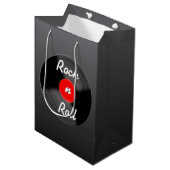 Sac Cadeau Moyen Retro Record Gift Bag (Devant Angle)