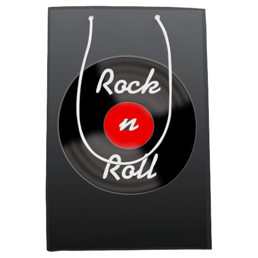 Sac Cadeau Moyen Retro Record Gift Bag (Devant)