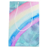 Sac Cadeau Moyen Rêve pourpre de licorne d'Aqua (Dos)