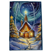 Sac Cadeau Moyen Réveillon de Noël (Devant)